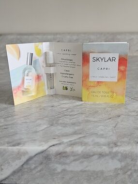 Lot Of 2 SKYLAR Capri Perfume 1.5mL Sample Spray